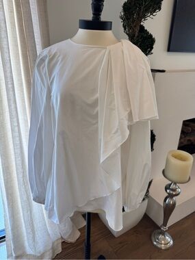 Carolina Herrera White Blouse - Size 14